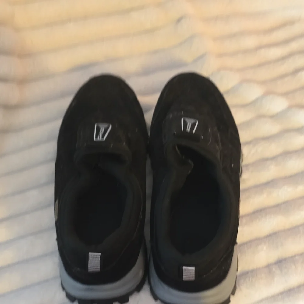 Outdoor Black and Gray Men's Slip-On Sneakers